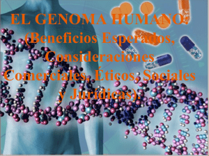 biotecnologia. el genoma humano