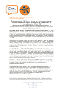 WCD 2013 - Press Release - Spanish