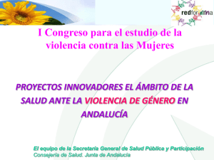 I Congreso para el estudio de la violencia contra las Mujeres