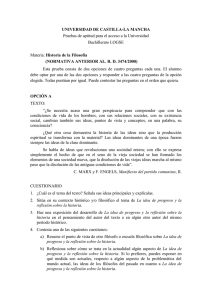 UNIVERSIDAD DE CASTILLA-LA MANCHA (NORMATIVA ANTERIOR AL. R. D. 3474/2000) Bachillerato LOGSE