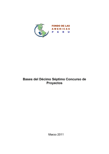 Bases XVII Concurso del Fondo de las Américas (.doc)