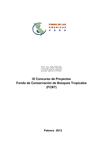 Bases IX Concurso del Fondo de Conservación de Bosques Tropicales FCBT (.docx)