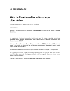 Web de Fundamedios sufre ataque cibernético LA REPÚBLICA.EC