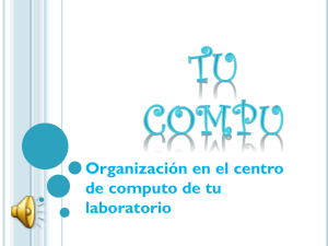 Organización en el centro de computo de tu laboratorio