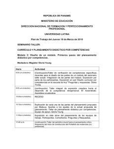 Plan de trabajo Jueves 18 marzo 2010 Módulo 2doc.doc