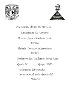Universidad Álzate De Ozumba Licenciatura En Derecho Alumna: Jessica Svetlana Urbán