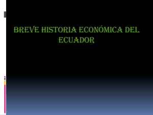 breve historia economica del ecuador