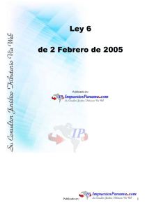 Ley 6 de 2 de febrero de 2005