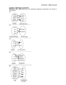 Ejercicios complementarios cálculo
