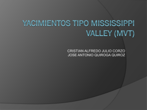 YACIMIENTOS DE TIPO MISSISSIPPI  VALLEY