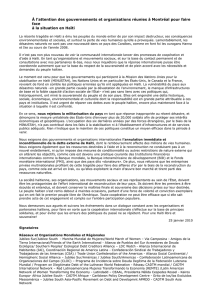 Déclaration organisations sociales aux gouvernements à Montréal pour Haiti (2010, FR).doc [37,00 kB]