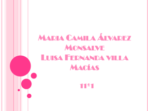 Presentacion Camila Alvarez & Luisa Villa