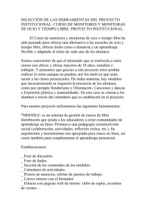 SELECCIÓN DE LAS HERRAMIENTAS DEL PROYECTO INSTITUCIONAL.doc