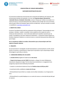 Convocatòria Beques Iberoamèrica Santander Investigació 2016/2017