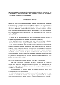 Instrucciones Internas de ContrataciÃ³n 2014