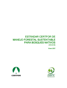 DN-02-06 Estándar CERTFOR de MFS para Bosque Nativo (Enero 2007)