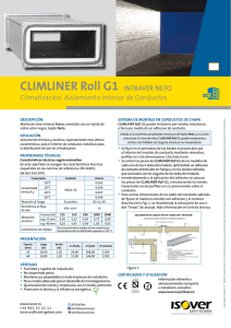 CLIMLINER-ROLL-G1 - ficha tecnica