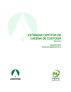 DN-02-07 Est ndar CdC CERTFOR (Versi n 2007 Enmienda 2013).