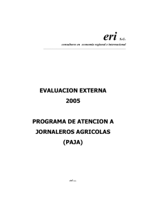 eri  EVALUACION EXTERNA 2005