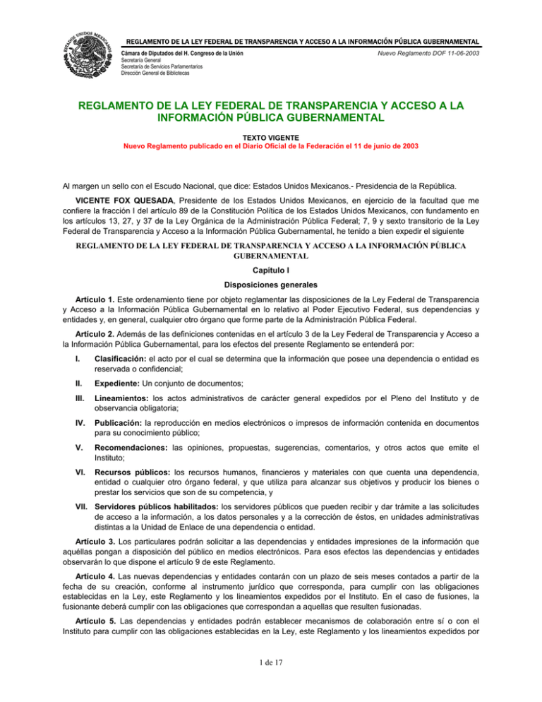 De La Ley Federal De Transparencia Y Acceso A La Informaci N P Blica