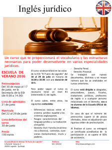 Inglés jurídico