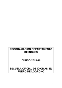 programación inglés 2014-15