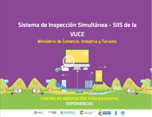 Sistema de Inspección Simultánea - SIIS de la VUCE
