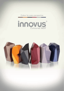 Innovus Coloured MDF (PDF)