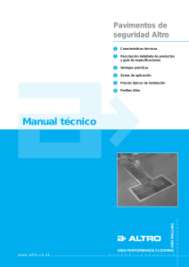 GuÃ­a de instalaciÃ³n y mantenimiento de Altro (PDF)