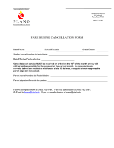 Base-Fare Busing Cancellation Form