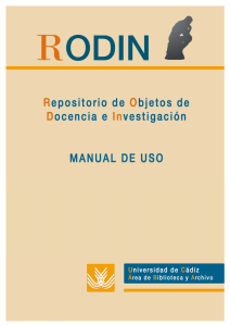 Manual de uso de RODIN