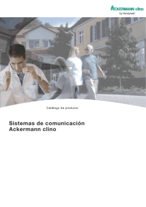 Sistemas de comunicación Ackermann clino Catálogo de producto