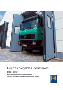 Puertas plegables industriales de acero (PDF)