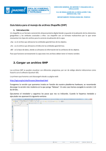 Guía básica para el manejo de archivos Shapefile (SHP) PDF, 244 Kbytes