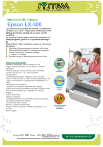 Epson LX-300 Impresora de Impacto