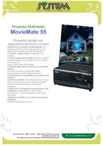 MovieMate 55 Proyector Multimedia  Proyector portátil con
