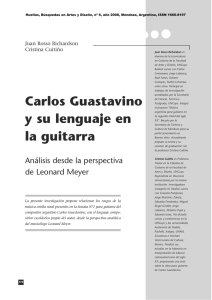 Carlos Guastavino y su lenguaje en la guitarra