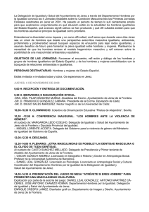 La Delegación de Igualdad y Salud del Ayuntamiento de Jerez... la Igualdad convoca las II Jornadas Estatales sobre la Condición...