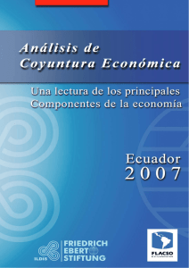 Análisis de Coyuntura Económica 2007