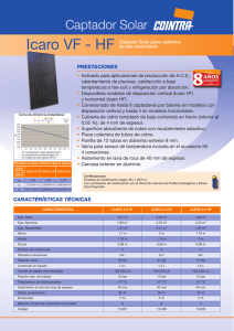 Captador solar Icaro (PDF)