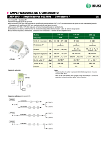 Amplificadores 862 MHz - ATP-300 (PDF)