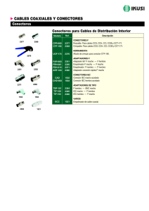 Conectores para cables de distribuciÃ³n interior (PDF)