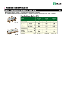 Distribuidores de interior 5-1.000 MHz - DVS (PDF)