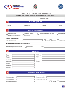 Descargar formulario de registro de beneficiario (formato pdf)