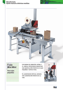 Para cajas pequeÃ±as T-100 Mini Mini (PDF)