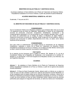 Acuerdo Ministerial 487-2013.Cierre Definitivo PTDSH La Verbena