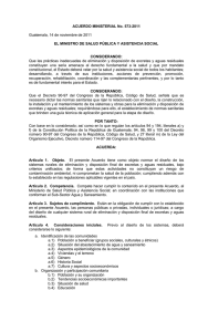 Acuerdo Ministerial 573-2011. Normas de Diseño para Sistemas Rurales de Disposicion