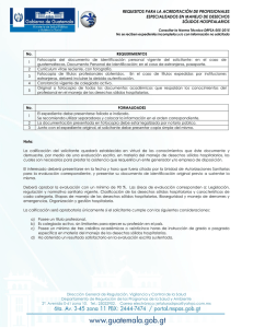 Norma Técnica DRPSA-005-2015.  Requisitos.