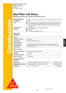 Sika Filler 123 Fibras - R13046.3.3.