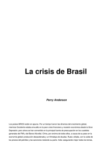 La crisis de Brasil Perry Anderson